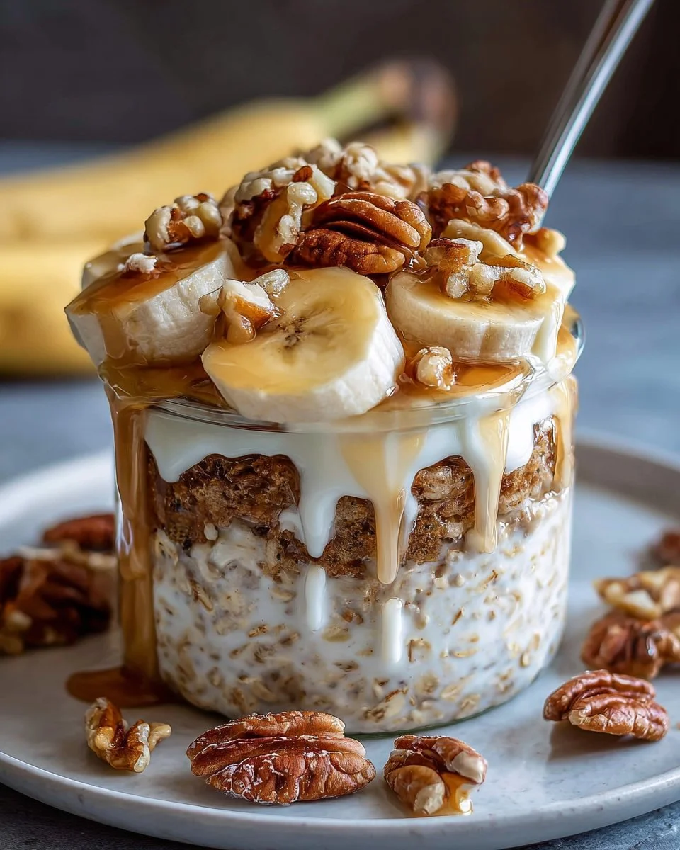 Banana Bread Overnight Oats