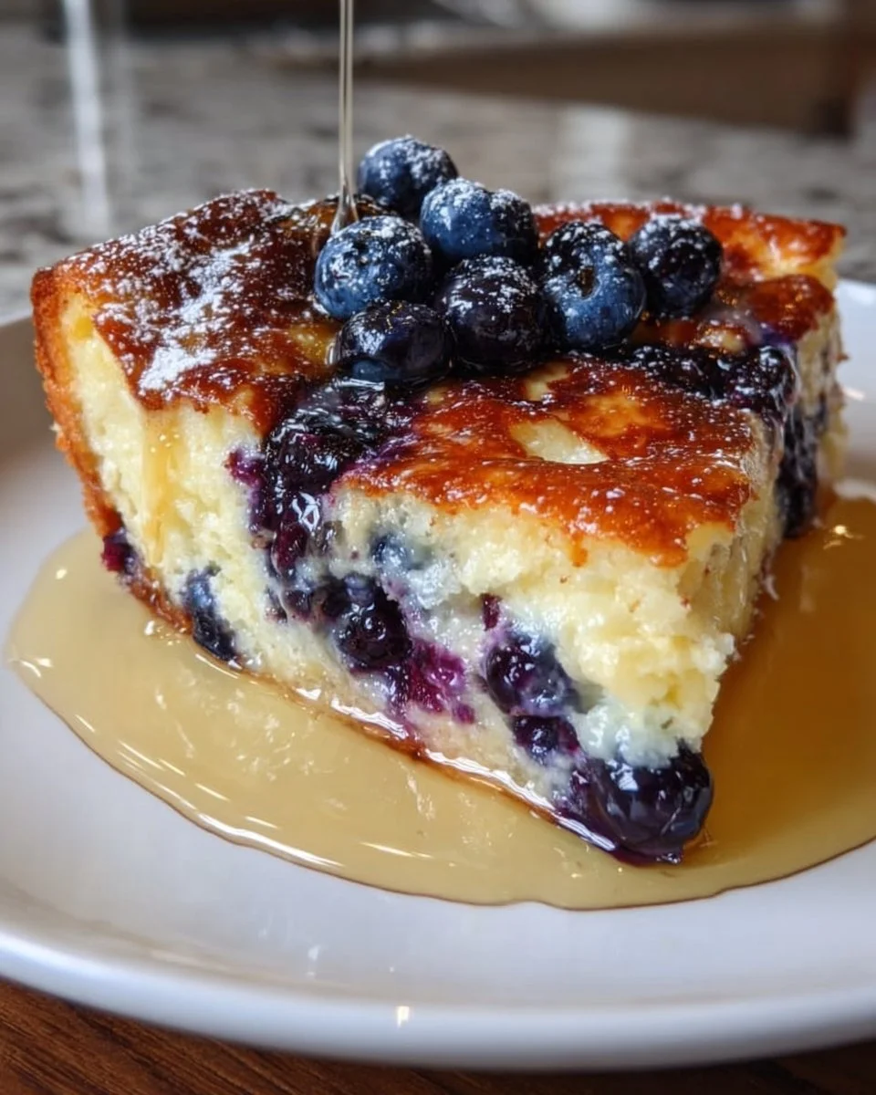 Blueberry Buttermilk Pancake Casserole