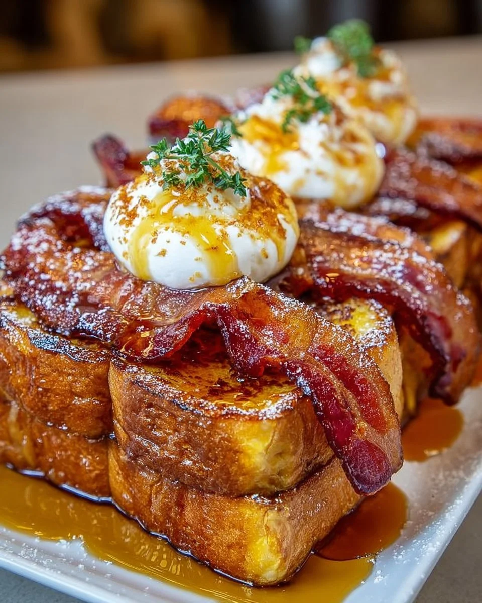 Bourbon Maple Bacon French Toast
