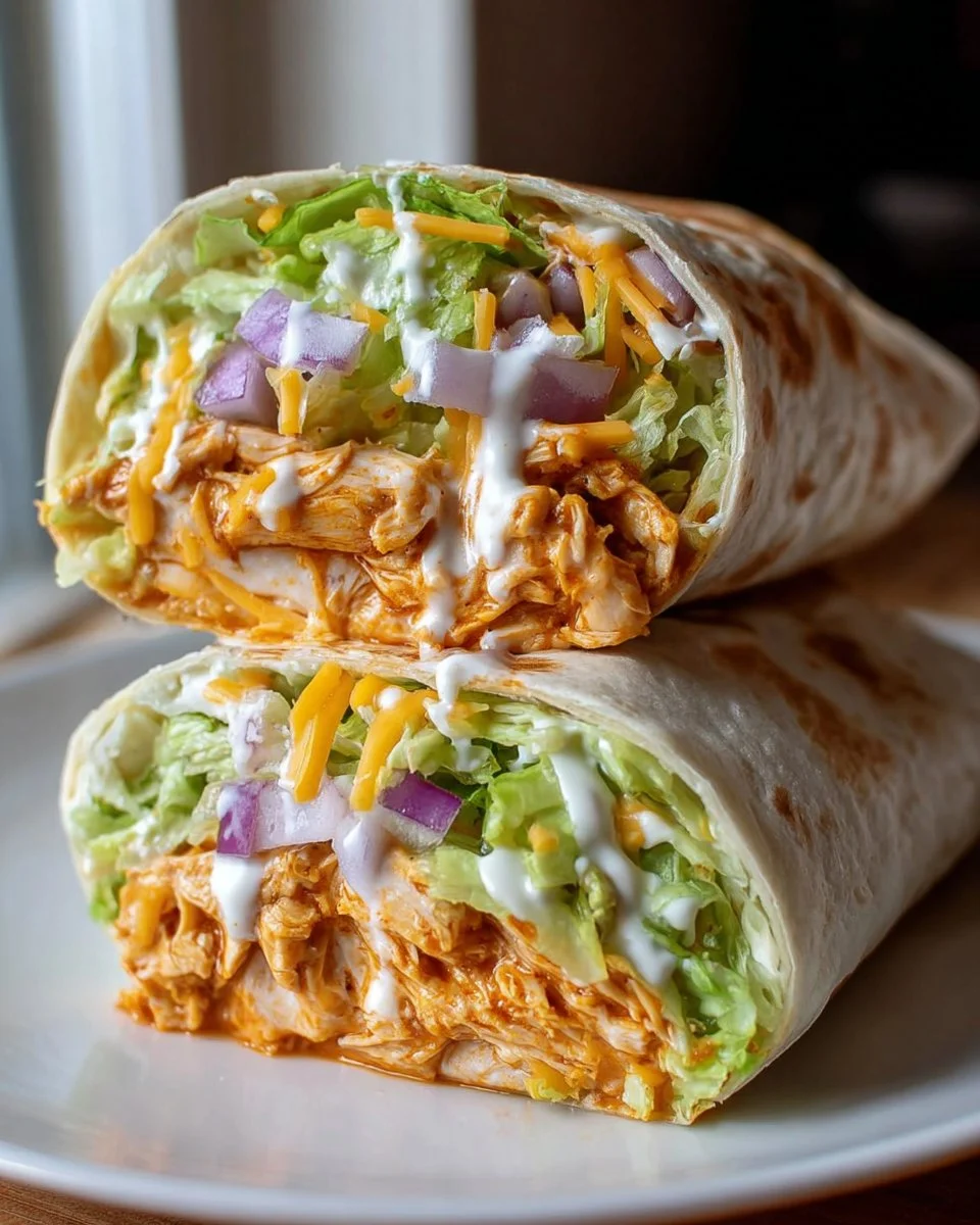Buffalo Ranch Chicken Wrap