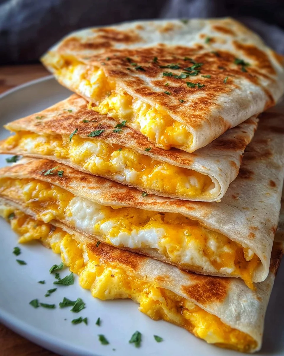 Cheddar Egg Quesadilla Recipe