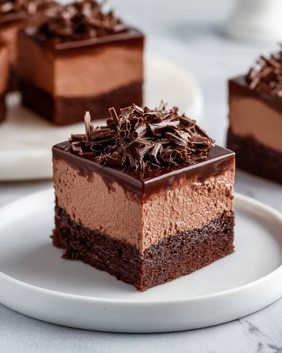 Chocolate Mousse Brownies