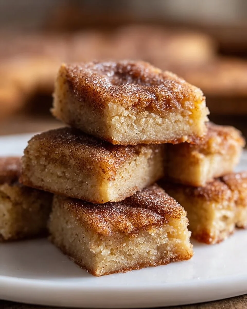 Cinnamon Sugar Blondies