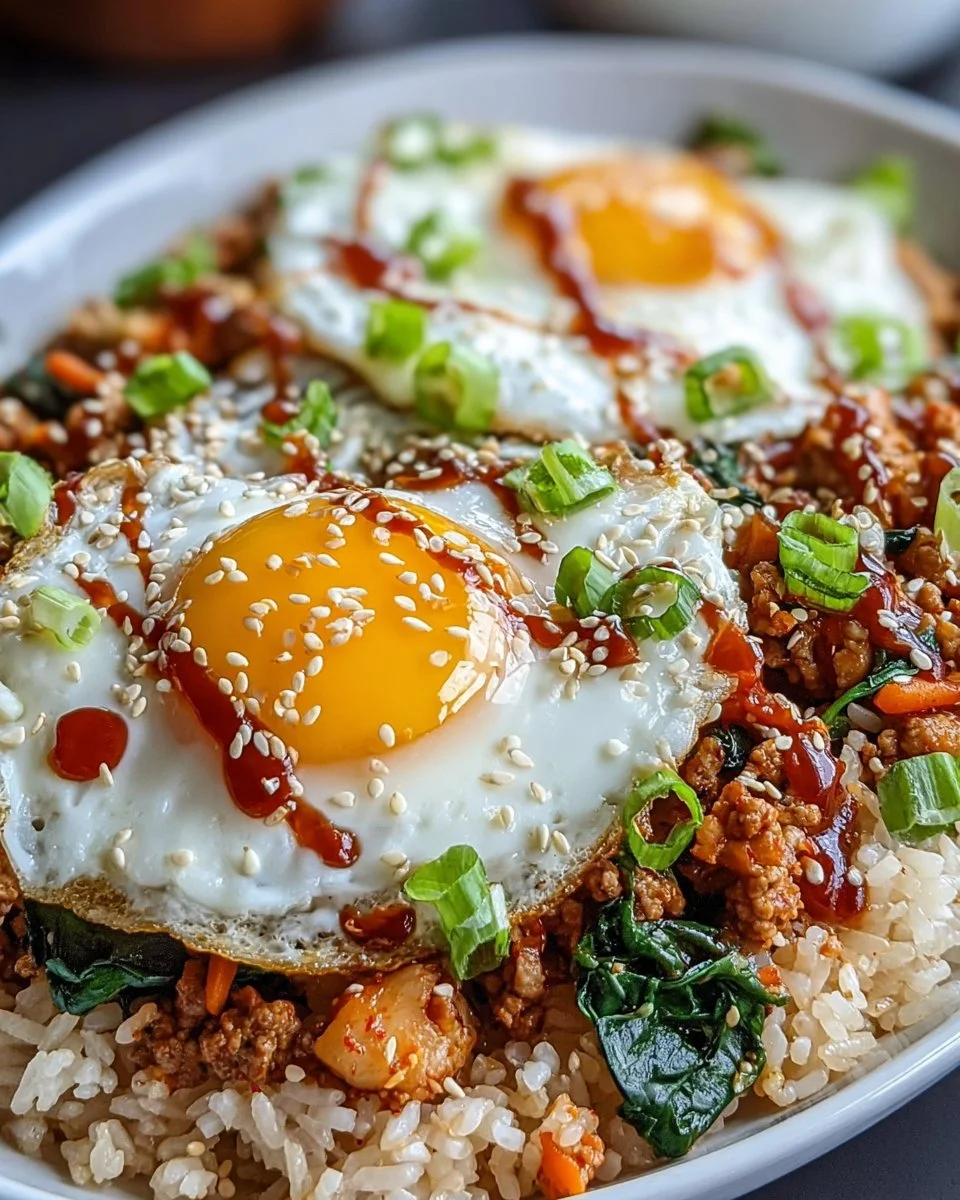 Creamy Korean Turkey Rice Skillet