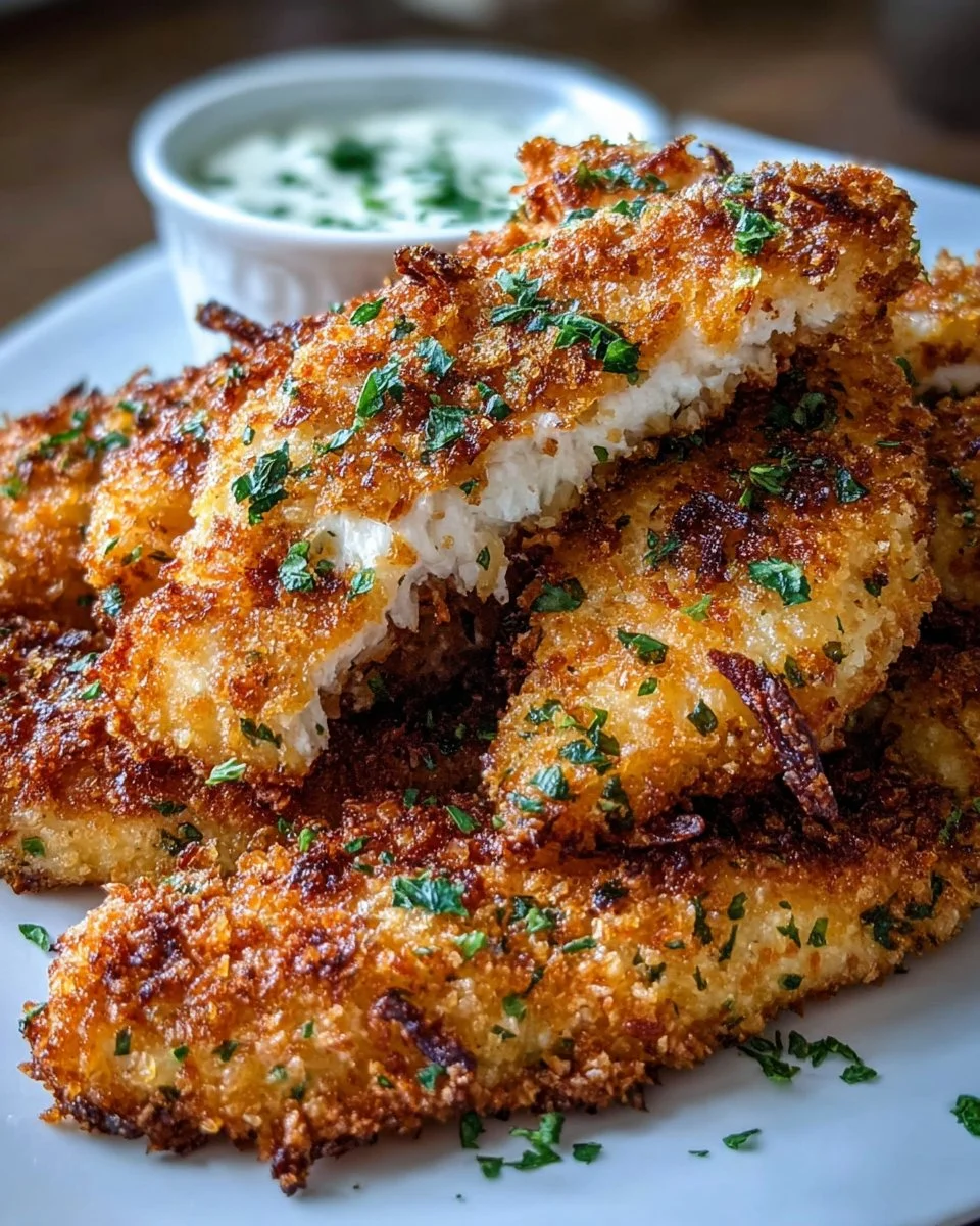 Crispy Panko Ranch Chicken Tenders