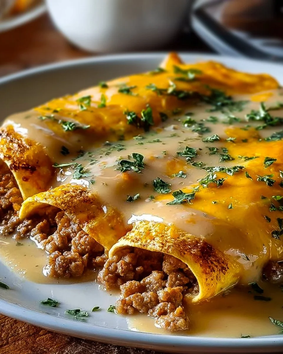 Delicious Breakfast Enchiladas with Sausage Gravy Made Easy