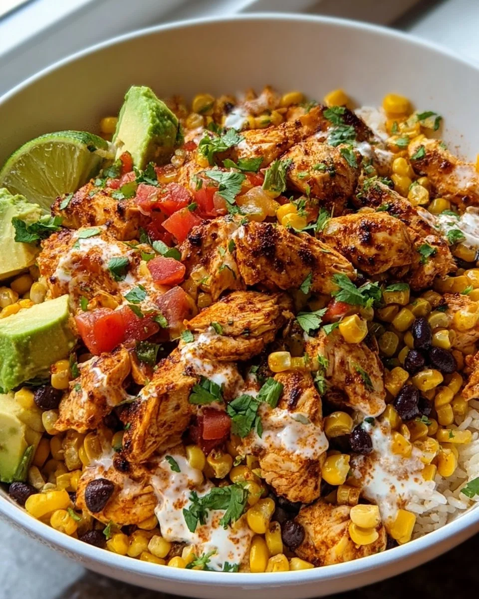 Easy Street Corn Chicken Bowl