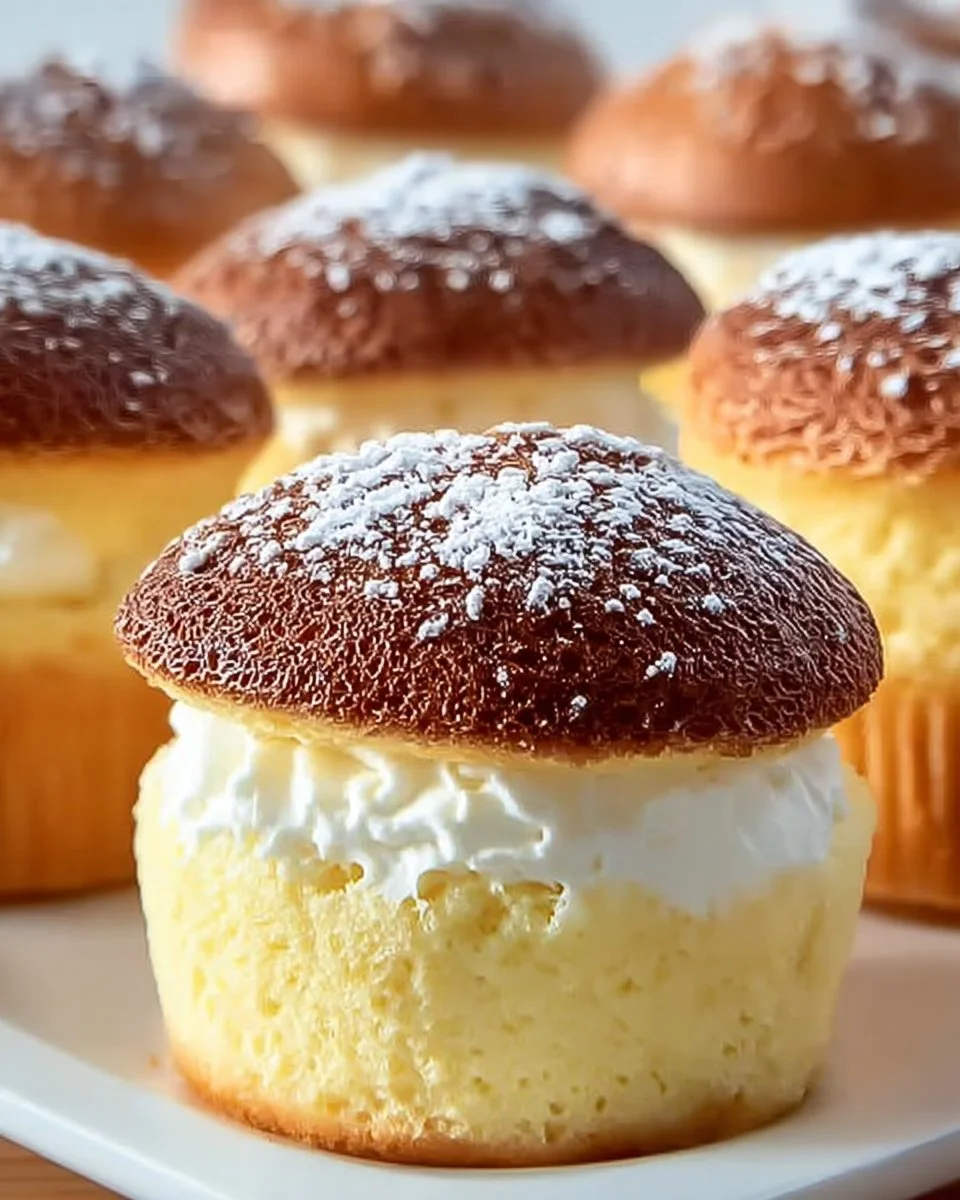 Fluffy Japanese Cotton Cheesecake Cupcakes to Wow Your Guests