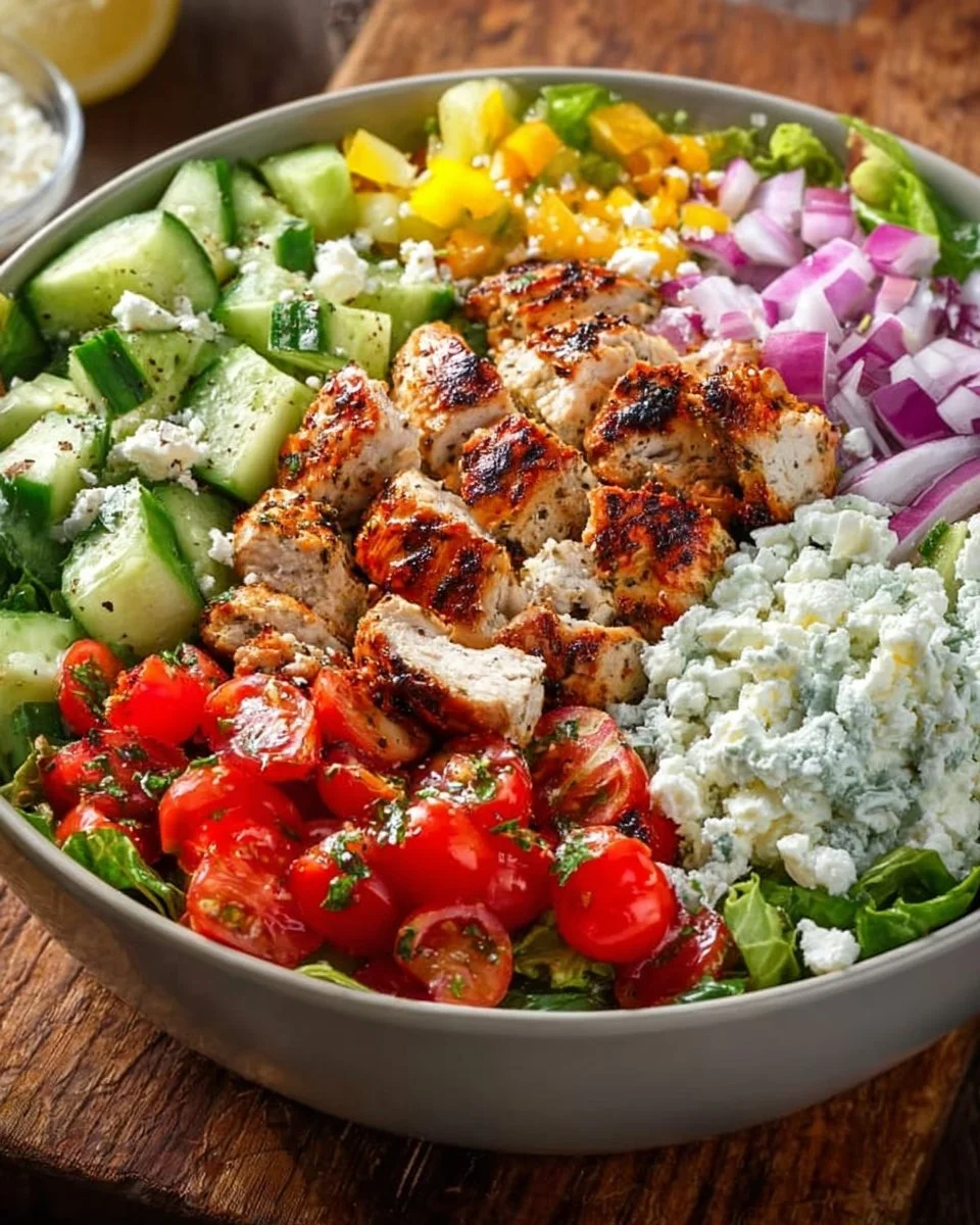 Greek Chicken Bowls