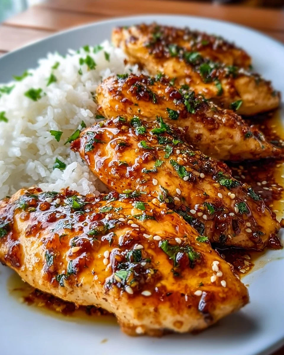 Honey Garlic Chicken Breasts
