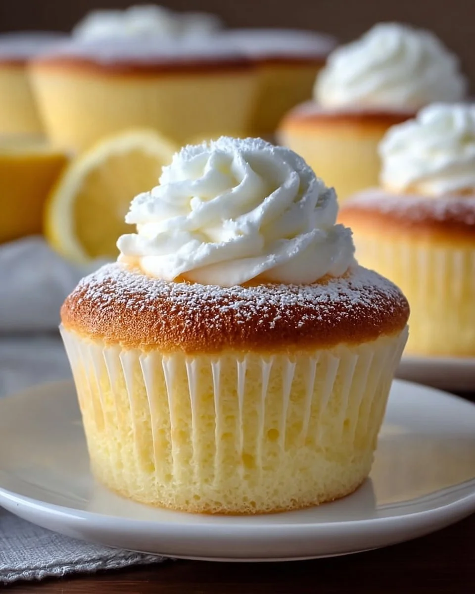 Japanese Cotton Cheesecake Cupcakes