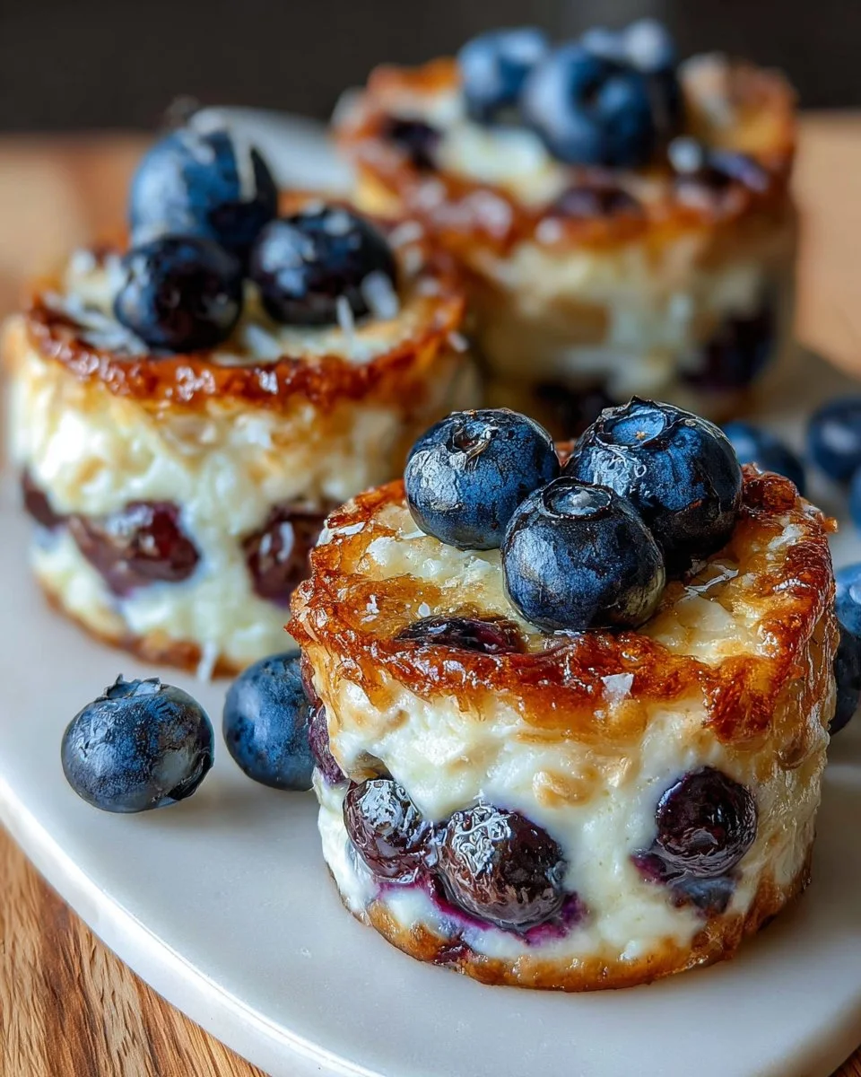 Mini Cottage Cheese Blueberry Bites