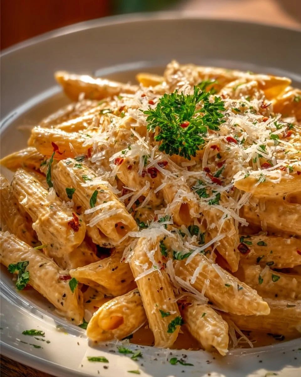 One Pot Creamy Garlic Pasta