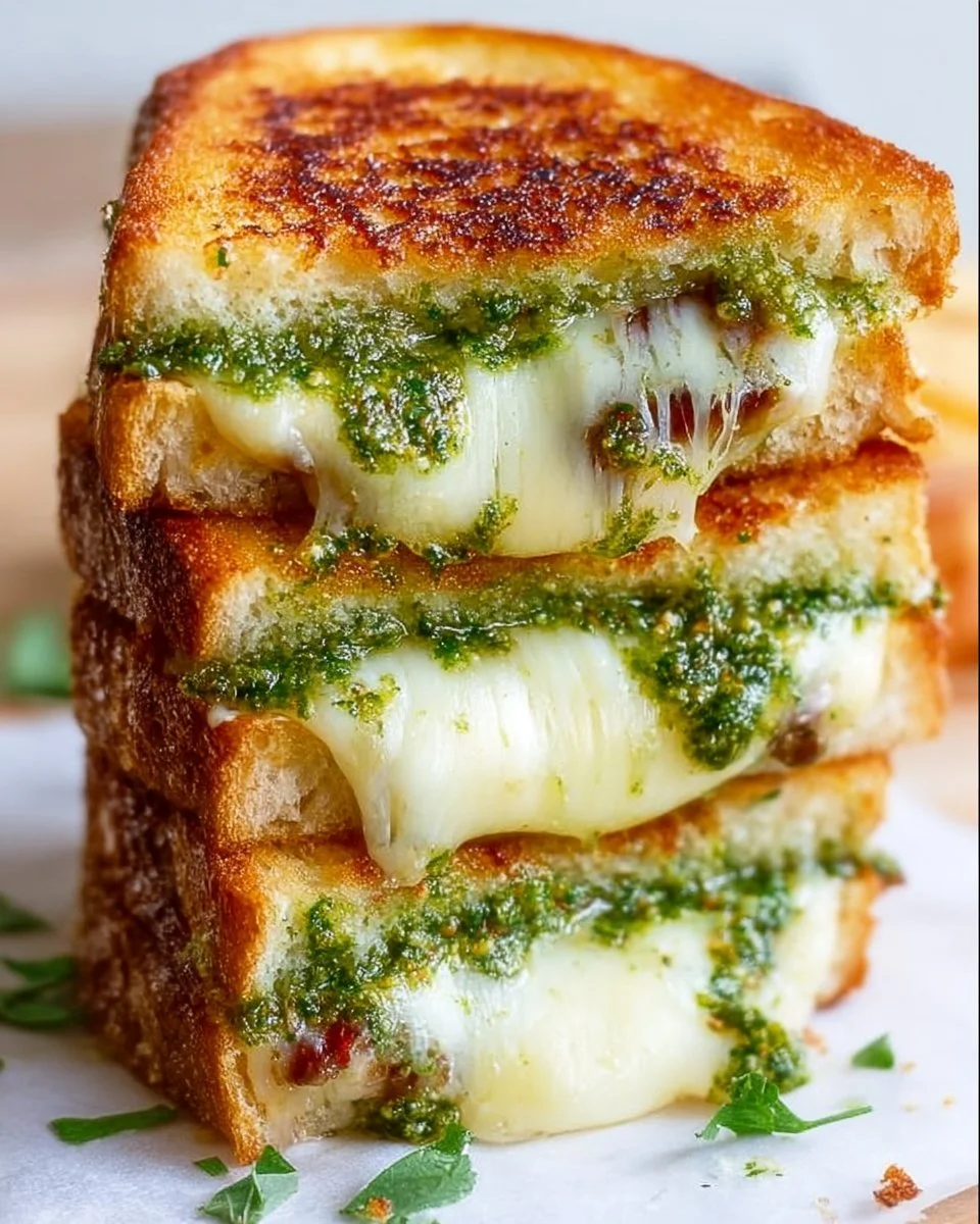 Pesto Grilled Cheese