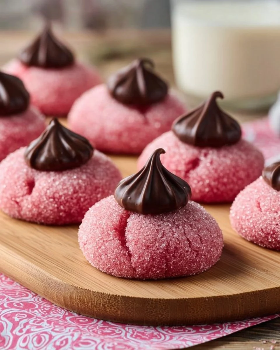 Strawberry Kiss Cookies