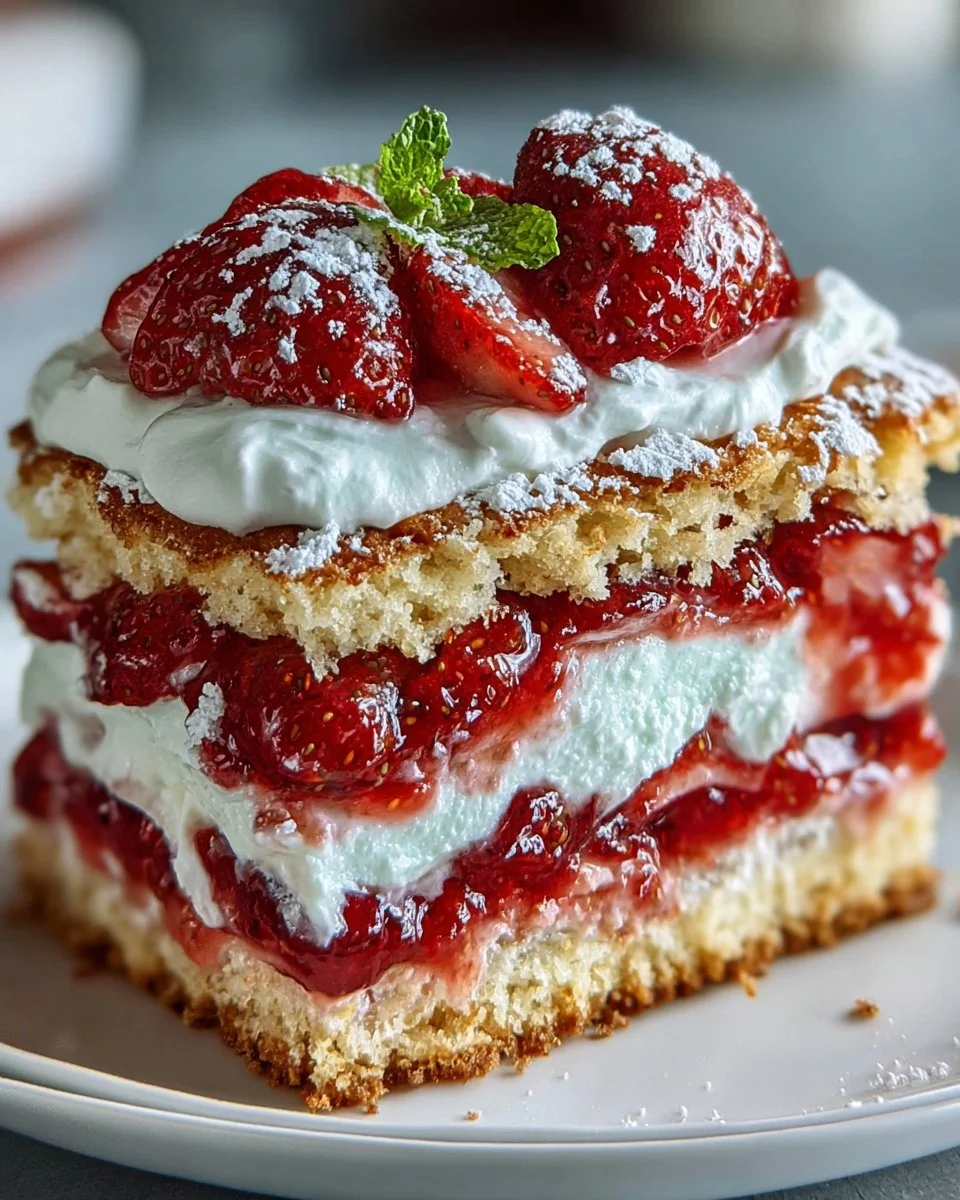 Valentine’s Day Strawberry Shortcake