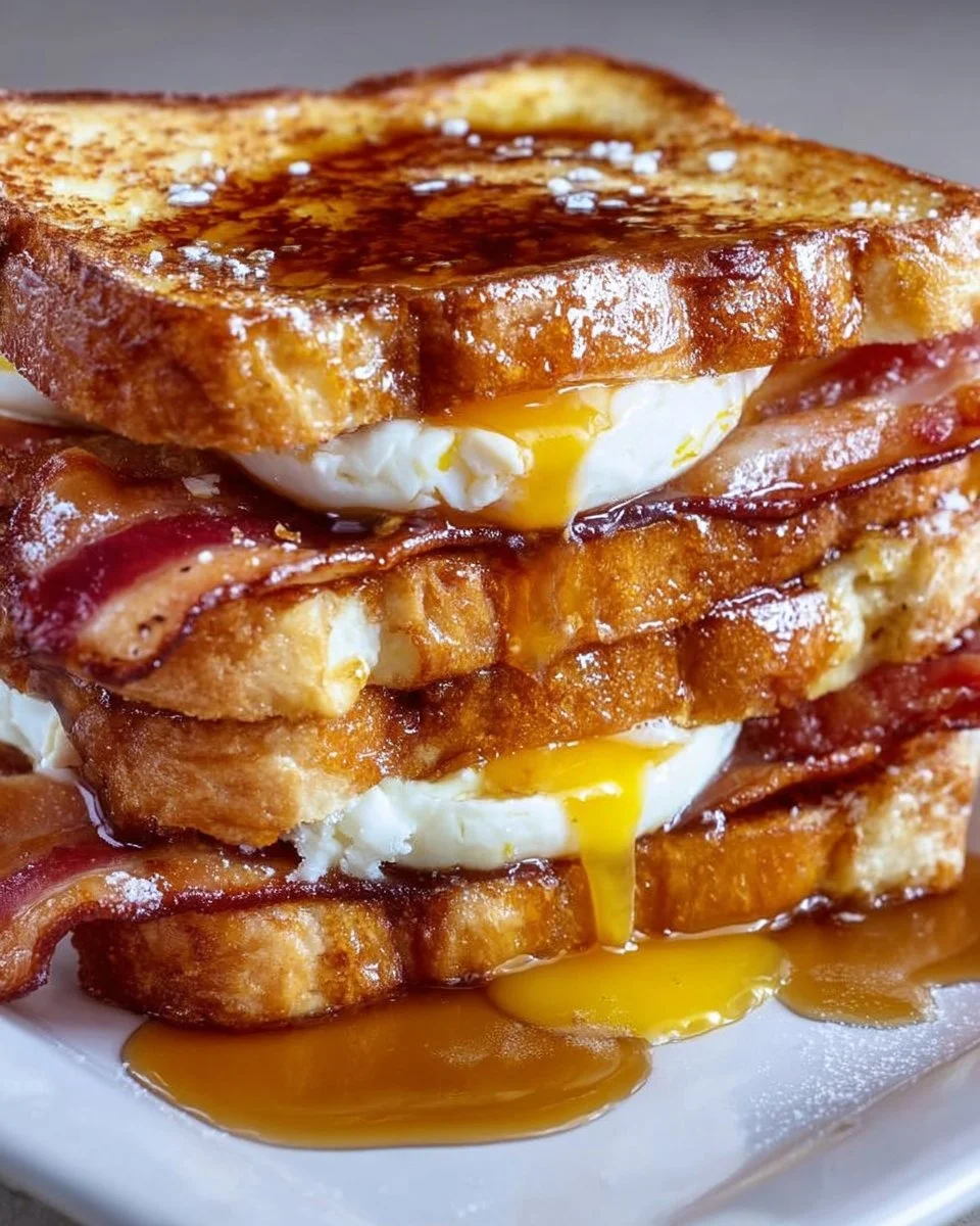 Bourbon Maple Bacon Stuffed Toast: A Decadent Delight!