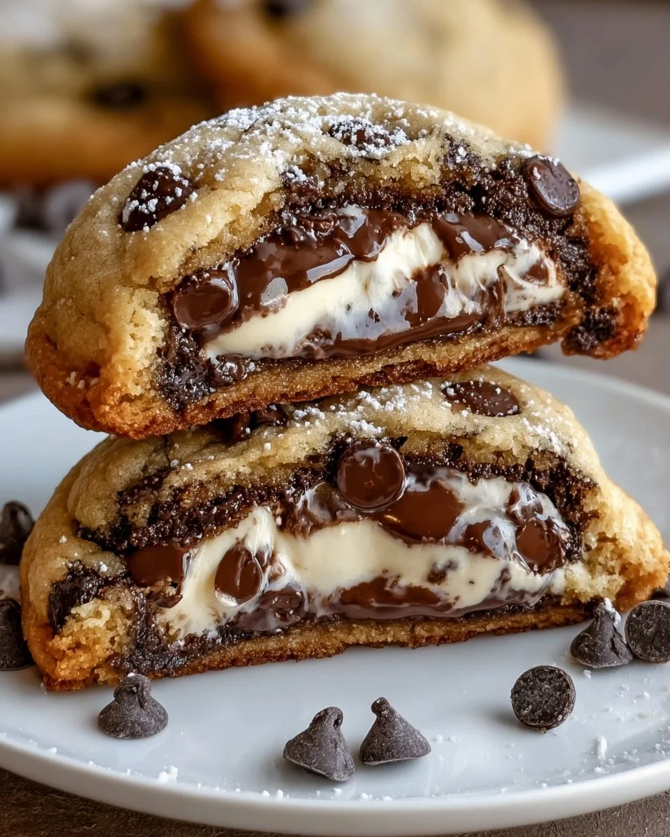 Cheesecake Stuffed Chocolate Chip Cookies: Indulgence Awaits