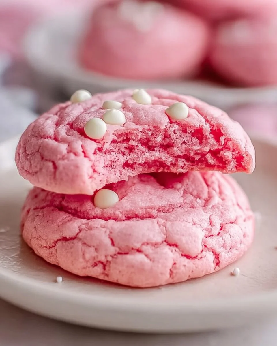 Deliciously Soft Pink Velvet Cookies That Wow Every Bite