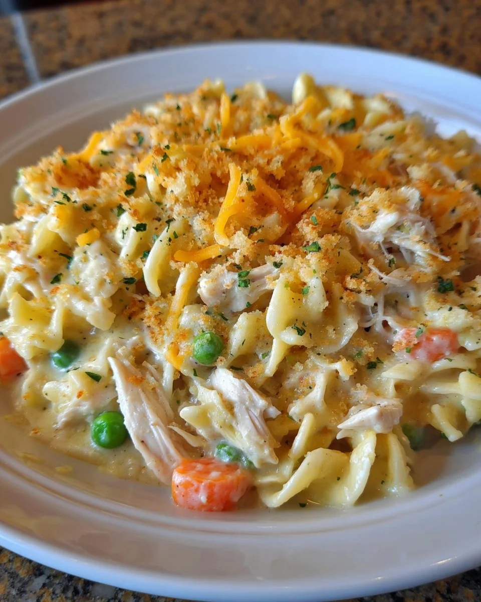 Easy Chicken Noodle Casserole