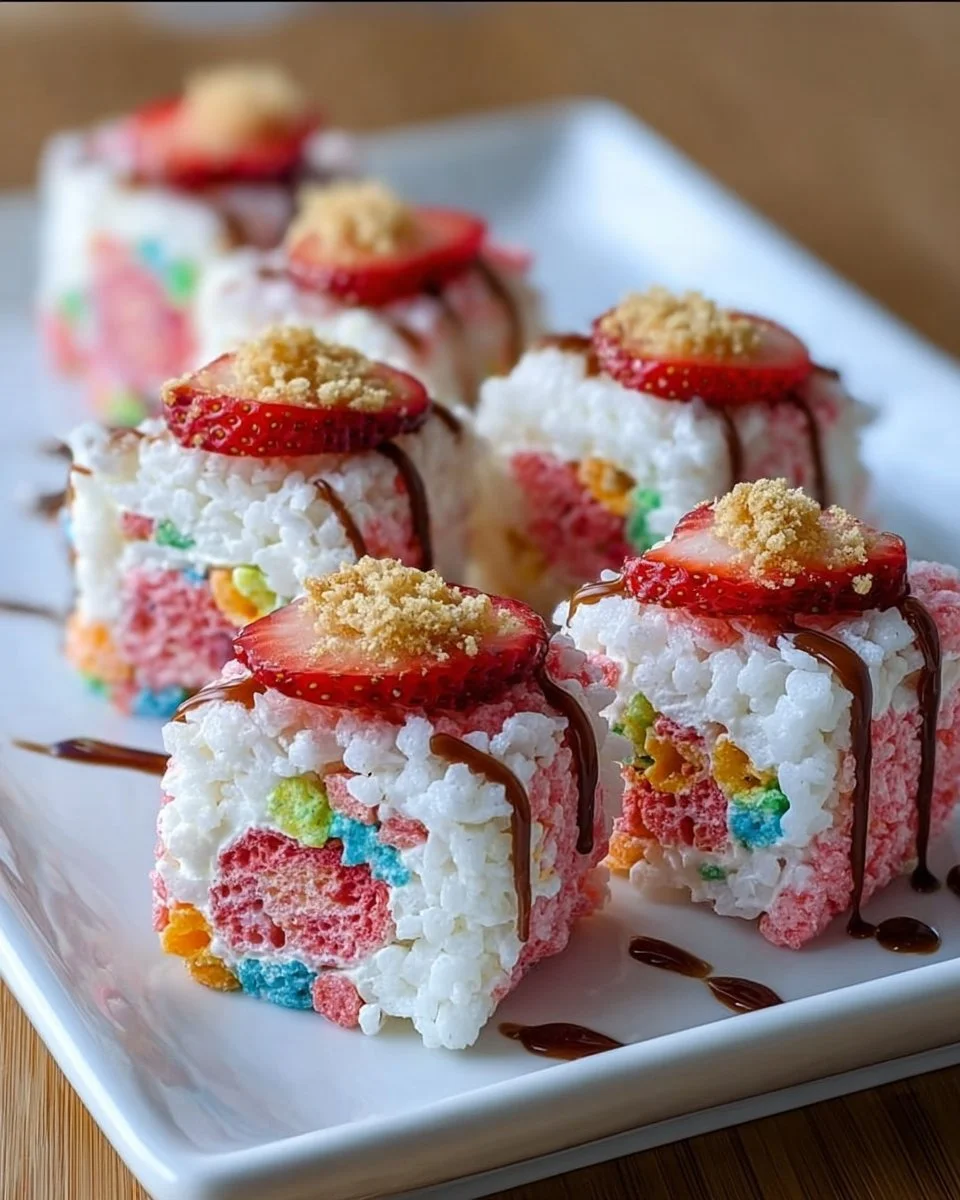 Fruity Pebbles Sushi