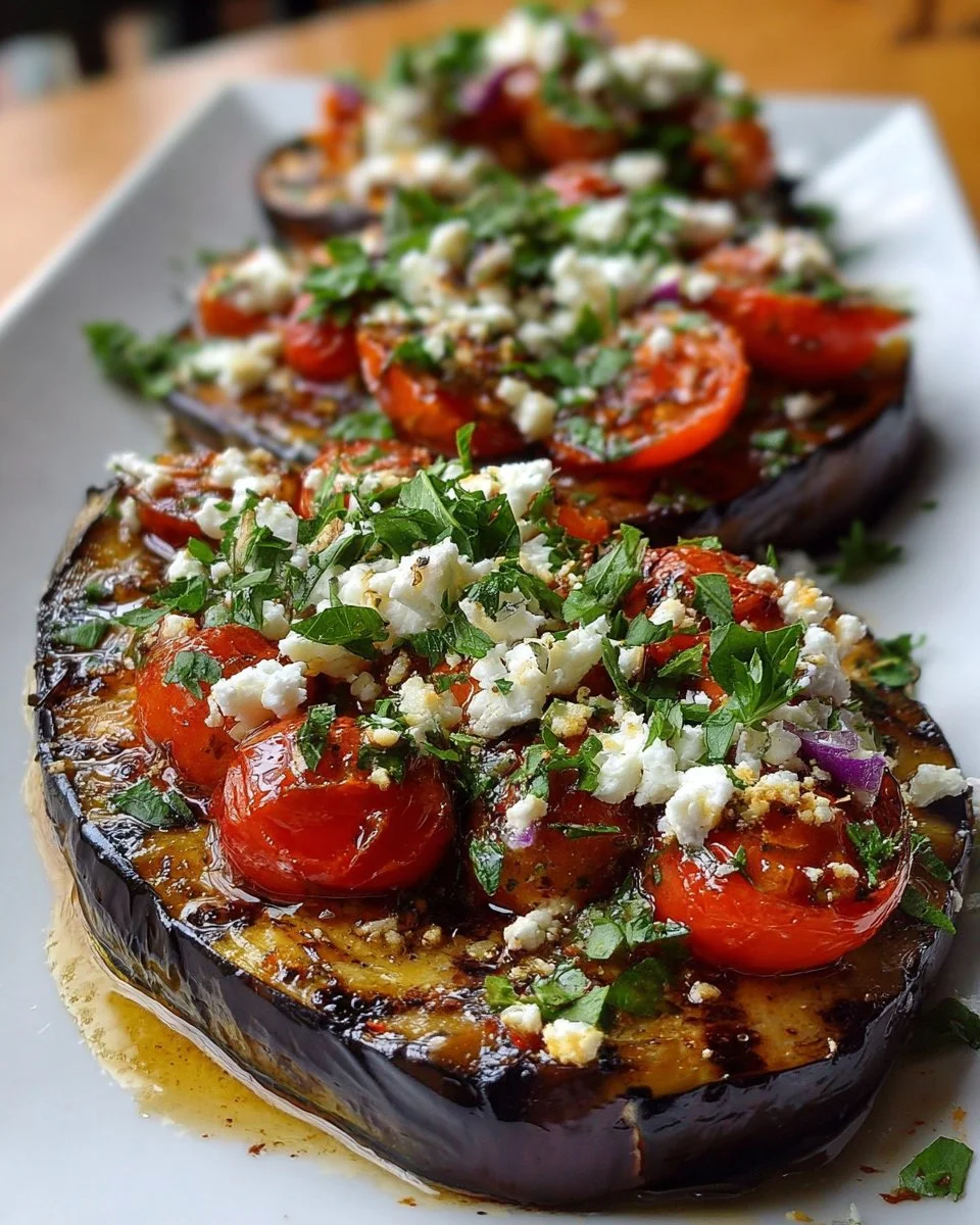 Greek Style Roasted Eggplant
