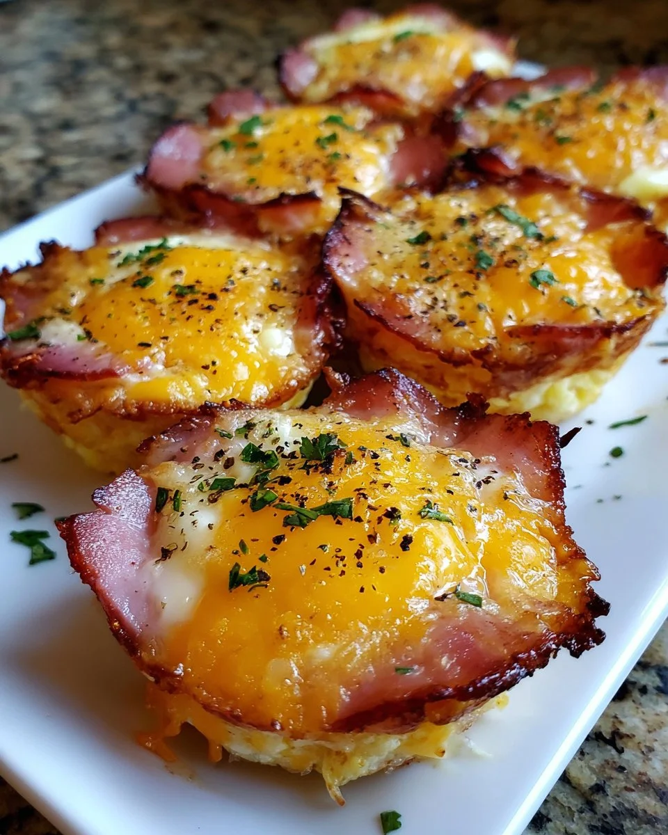 Ham and Eggs Cups