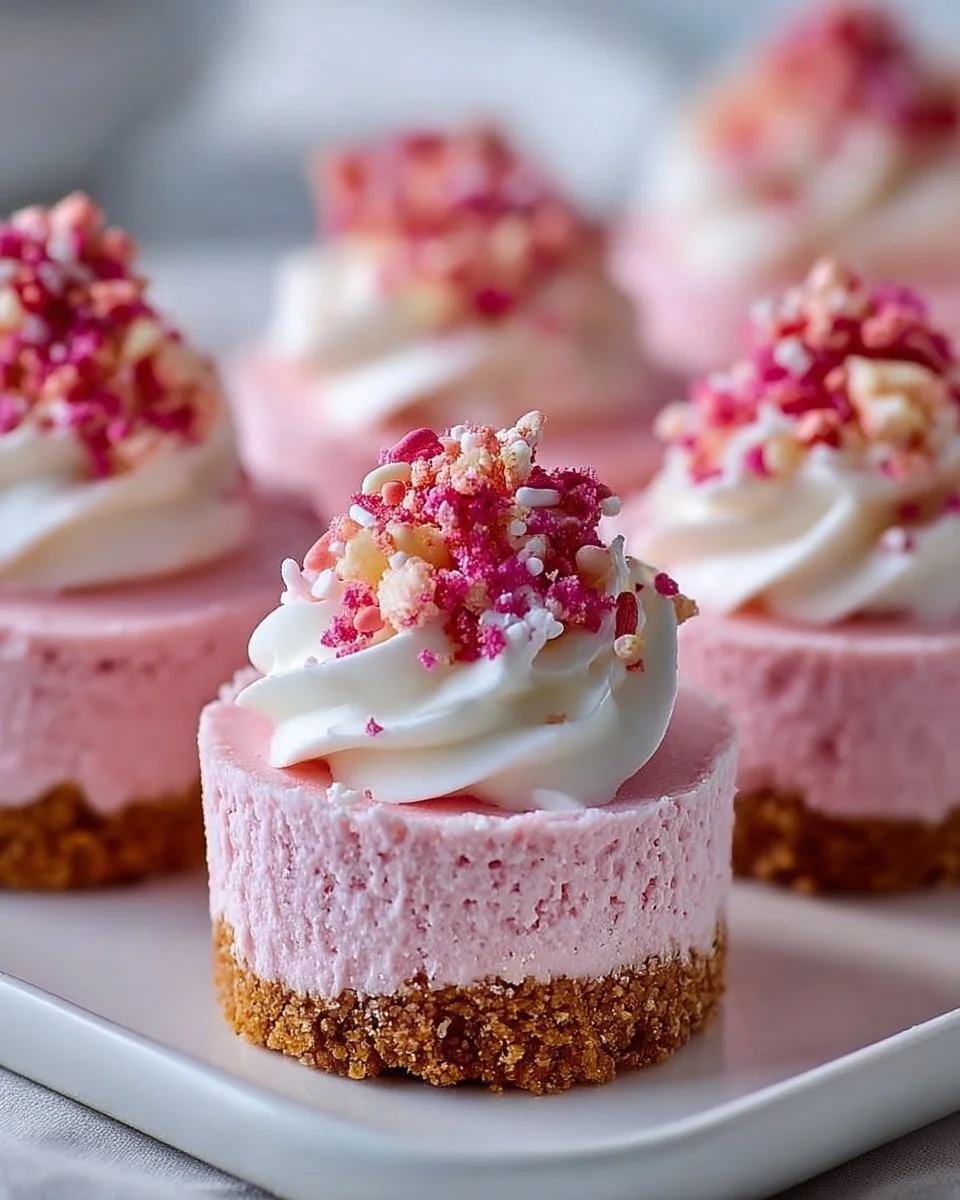 No-Bake Pink Velvet Cheesecake Bites You’ll Adore
