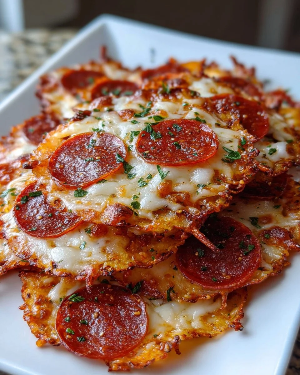 Pepperoni Cheese Crisps