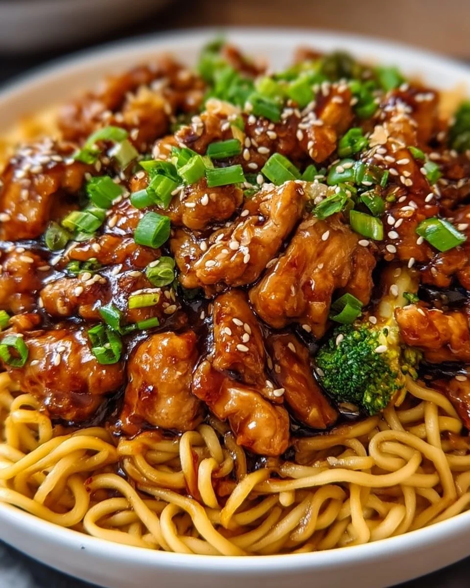 Sticky Garlic Chicken Noodles That Will Change Your Dinner Game