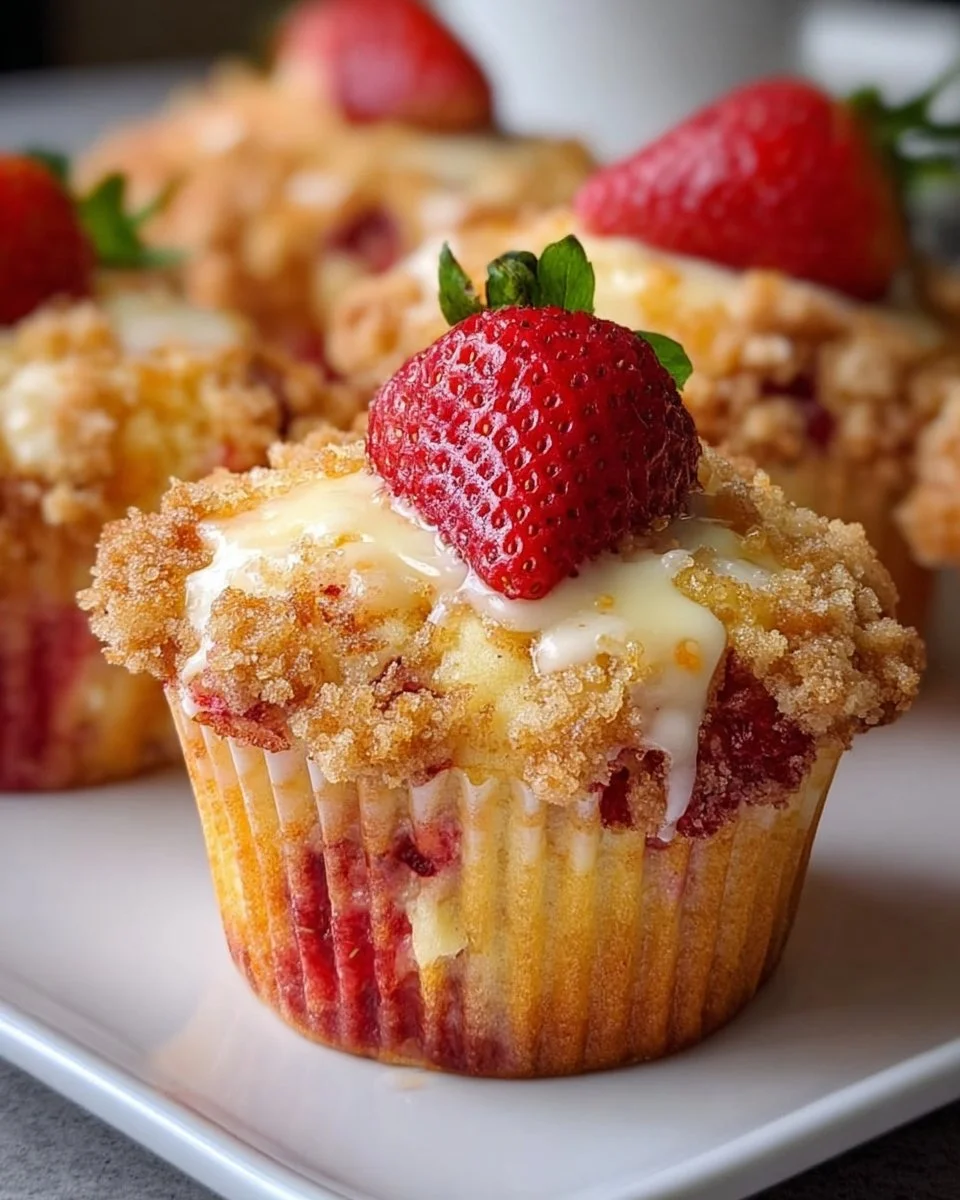Strawberry Cream Cheese Muffins